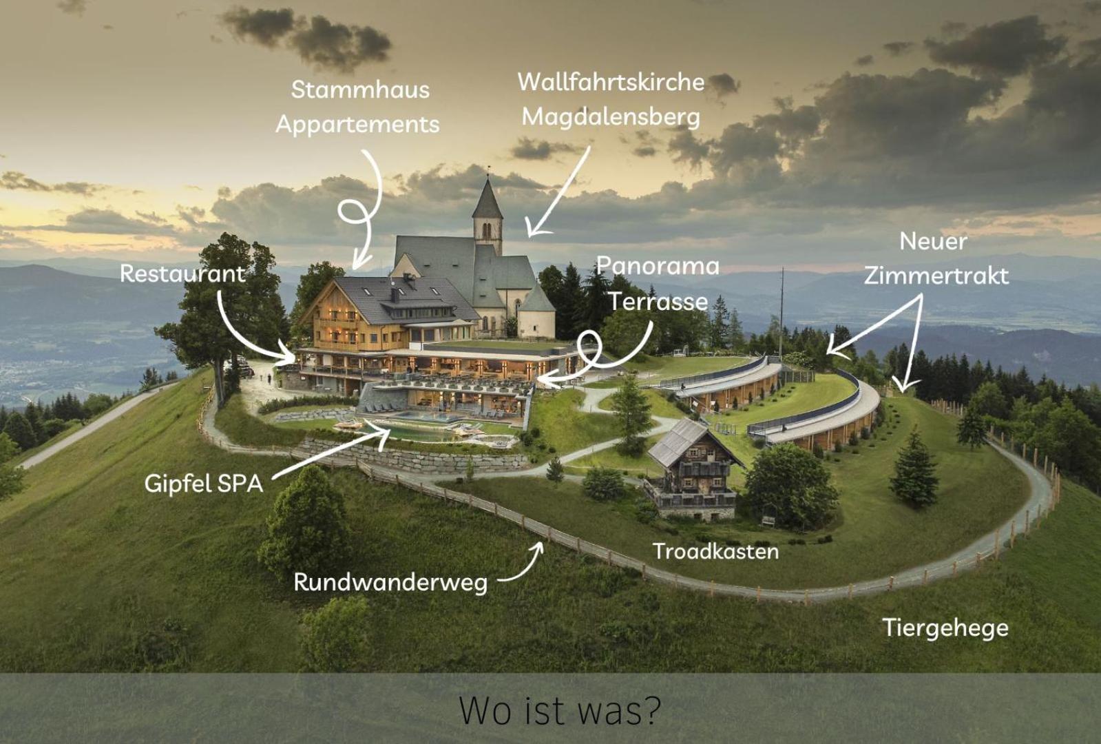 Gipfelhaus Magdalensberg Hotel Sankt Veit an der Glan Buitenkant foto