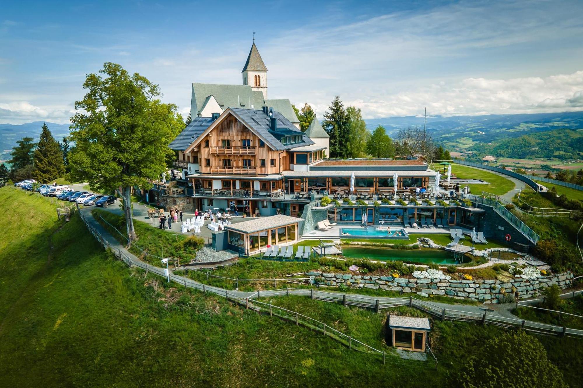 Gipfelhaus Magdalensberg Hotel Sankt Veit an der Glan Buitenkant foto